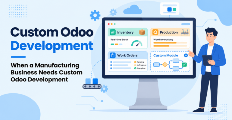 Custom Odoo Development Dashboard