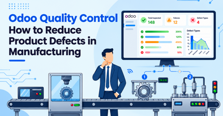 Odoo Quality Control Manufacturing Infographic